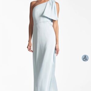 Sachin + Babi One-Shoulder Chelsea Dress in ice blue